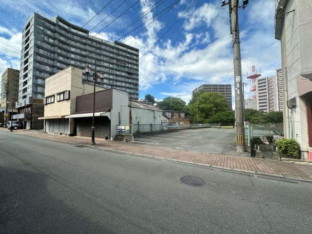筑後市山ノ井土地の前面道路含む現地写真