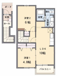 【間取り】 | プラシード　Ｂ
