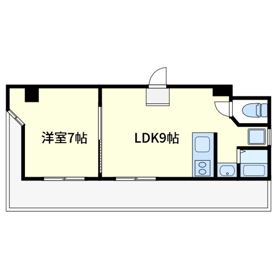 【間取り】 | カネサカ第2関口マンション