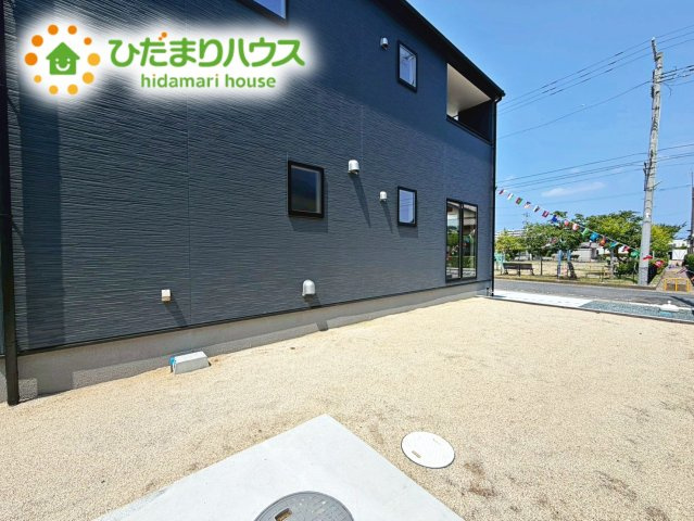 いわき市久之浜町第4　新築戸建　2号棟の庭|家族みんなで広～いお庭でバーベキューが楽しめます(^^♪