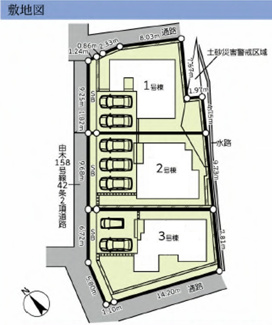 【区画図】 | 【仲介手数料無料！！】八王子市中山　新築戸建て（全3棟）1号棟　3480万円