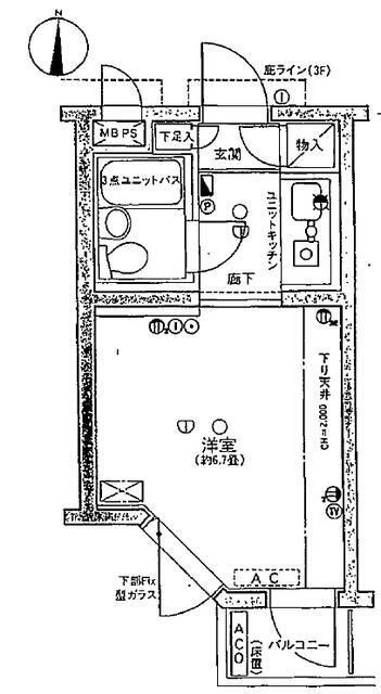 ライオンズマンション武蔵関の間取り