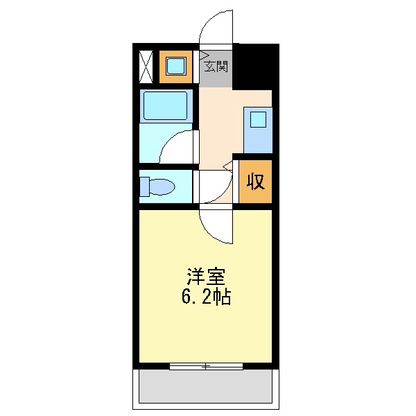 パラシオ塚本II　2号館の間取り