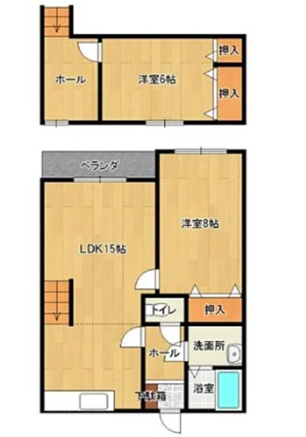 サンライズ上津Ⅱ【キャッシュバック対象物件】の間取り
