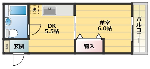 西が丘レヂデンスの間取り
