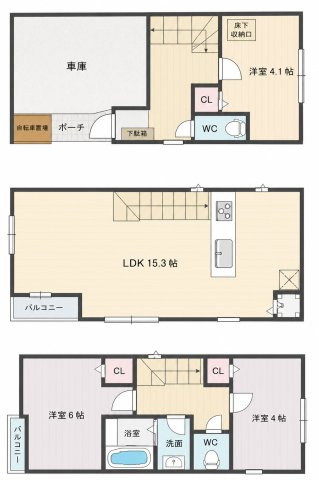 【間取り】 | ◆南区中村町4丁目　中古戸建◆