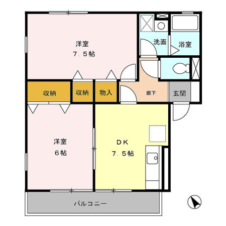 【間取り】 | ディアコート