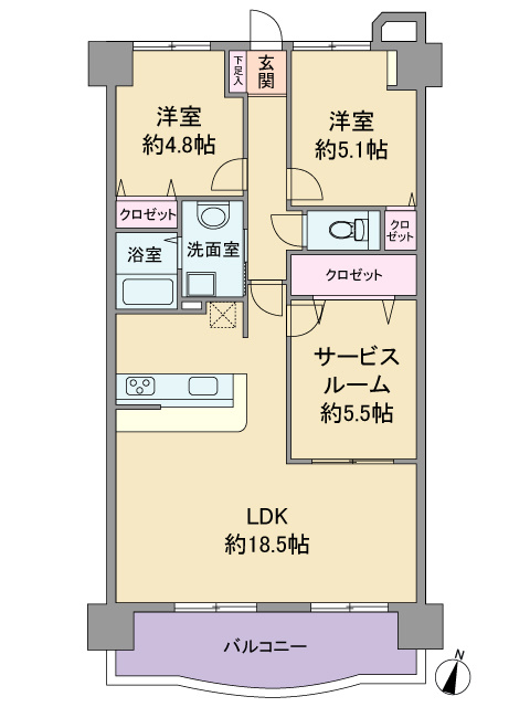 ≪大町西公園駅5分≫南向き♪チサンマンション青葉通り