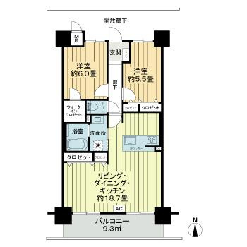 アルファライフ高柳の間取り