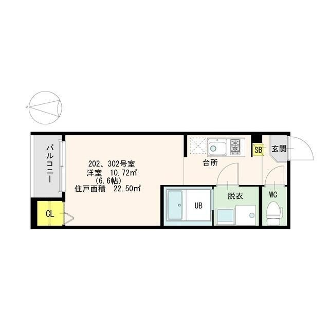 ラルーチェの間取り
