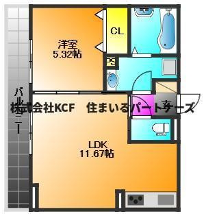 Ｄ-roomシャンヴルの間取り