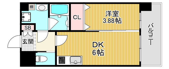 【間取り】 | プレジオ関目