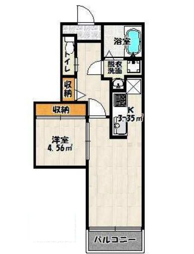バーンメアオパトナムの間取り|使いやすい間取りです。