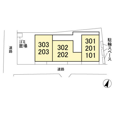 コントレールの区画図