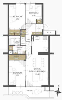 『八王子市マンション』グリーンコープ鹿島【仲介手数料無料】　八王子市鹿島22-1