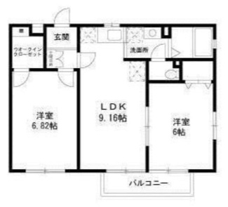 【間取り】 | ガーデンコートＫ | 間取りです。