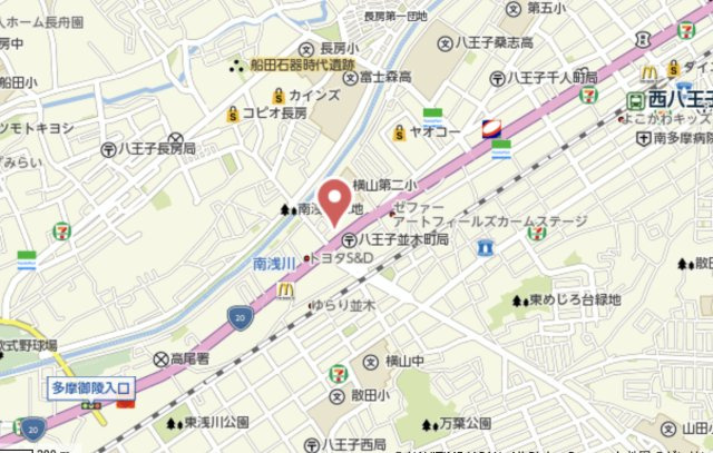 祝成約　コスモ八王子並木町　八王子市　中古マンションの地図|〜仲介手数料無料☆八王子ひなた不動産〜コスモ八王子並木町