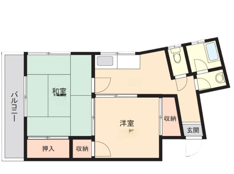 メゾン平和の間取り