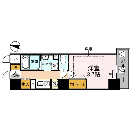 【間取り】 | リヴィエール北梅田