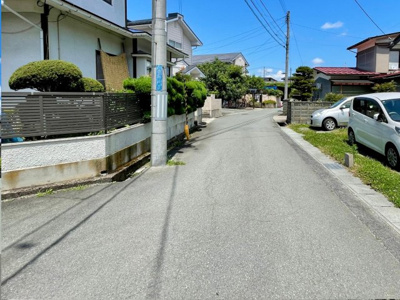 【前面道路含む現地写真】 | 【新築分譲住宅　～クレイドルガーデン～】 山形市下条町　第11　☆全3棟☆ | 【Frontal road】
忙しく過ぎゆく日常を忘れ去るほど、ゆったりした時間が流れる住環境。『快適』は「家」と「街」と「環境」が調和した時に訪れることだと改めて感じさせてくれます。