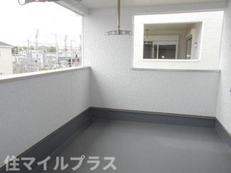 【バルコニー】 | 郡山市安積町笹川新築一戸建て9棟 | バルコニー付きです