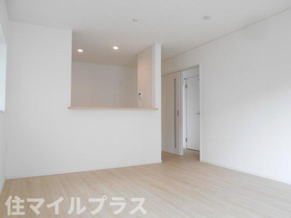 【居間・リビング】 | 郡山市安積町笹川新築一戸建て9棟 | ゆったりとしたリビングです