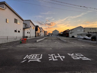 【前面道路含む現地写真】 | LiveleGarden守山区森孝全４棟【仲介手数料無料　森孝西小　森孝中】 | 本日ご案内可能です！