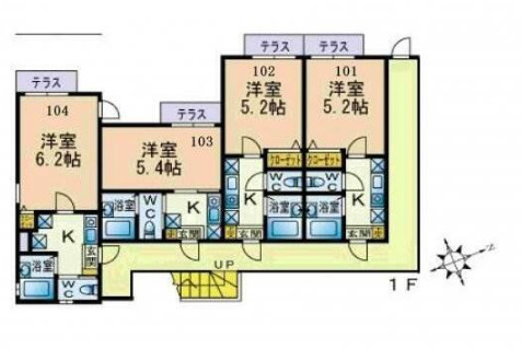 セジュール永福町の間取り