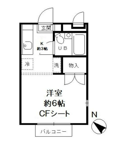 リヴェール高井戸の間取り
