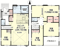 郡山市富久山町福原新築一戸建て4棟の画像