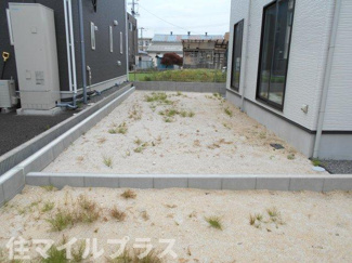 【庭】 | 郡山市富久山町福原新築一戸建て4棟 | お庭で自由な時間を過ごせます