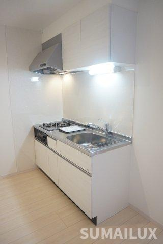 熊本市中央区本山４丁目のアパートのキッチン