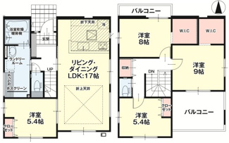 【間取り】 | 郡山市富久山町福原新築一戸建て4棟