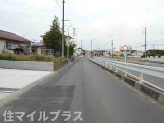 【前面道路含む現地写真】 | 郡山市富久山町福原新築一戸建て4棟 | 前面道路含む現地写真です