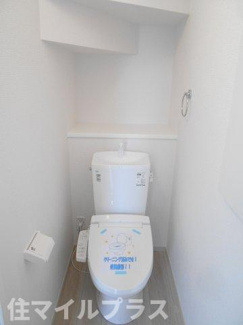 【トイレ】 | 郡山市富久山町福原新築一戸建て4棟 | 清潔感のあるトイレです