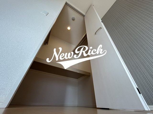 伊勢崎市今泉町１丁目のアパートの収納