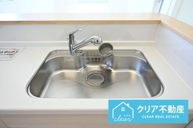 【設備】 | 桐生市広沢町第18　クレイドルガーデン | 傷や錆に強いステンレスシンク傷や錆に強いステンレスシンク