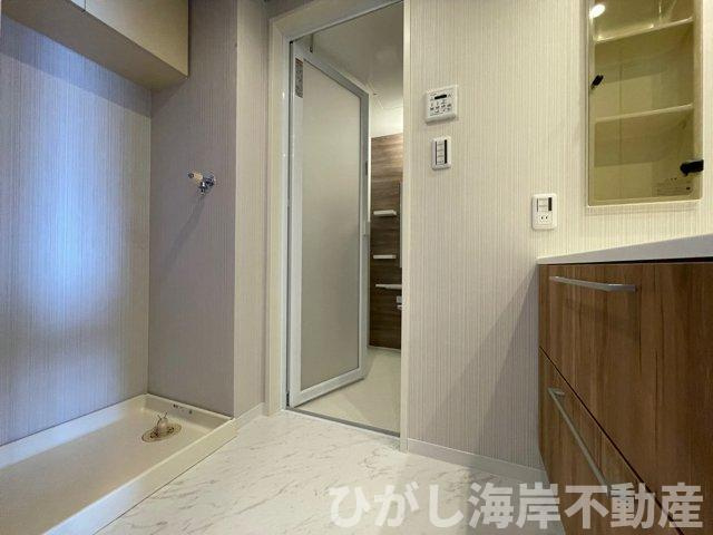 いずみ中央ガーデンハウスの脱衣所|新規リフォーム完了！　脱衣スペース