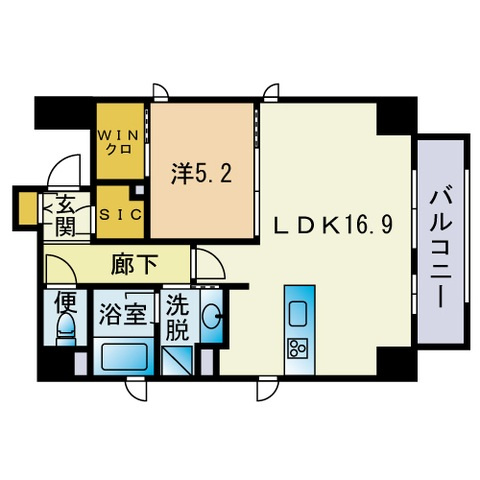 ウェルス神屋町の間取り|間取図