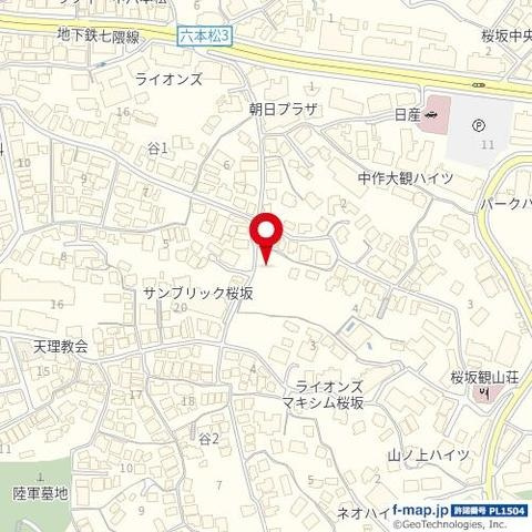 ジェイグラン六本松レジデンスの地図|地図