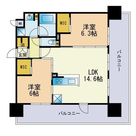 シェミネ高宮通りの間取り|間取図