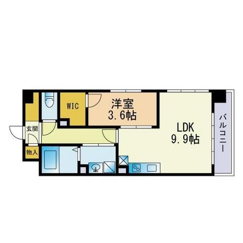 Ａｄｅｎ箱崎駅前の間取り|間取図