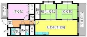 エースワン粕屋の間取り|間取り図