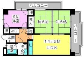 タウンコート志免の間取り|間取り図
