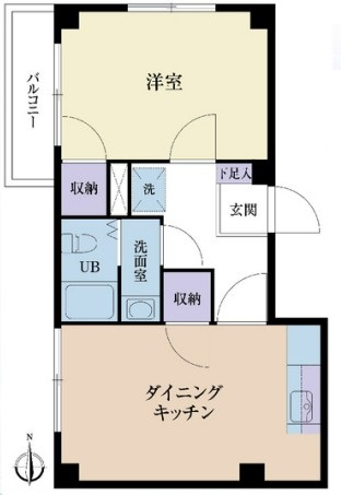【間取り】 | リヴインときわ台 | 北西の角部屋なので、陽当たり・通風良好です！