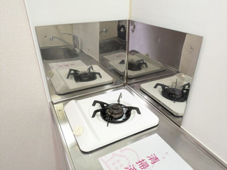ガスコンロ1口設置済み！