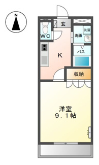 【間取り】 | パレス　ローリエ