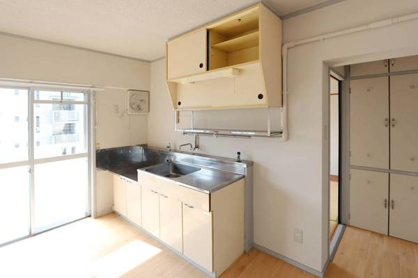 ビレッジハウス大牟田1号棟のキッチン|ビレッジハウスの同一物件・同一タイプの間取りの写真です