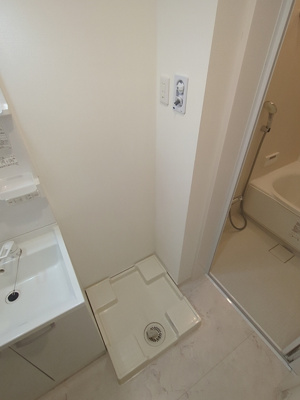 室内洗濯機置き場です