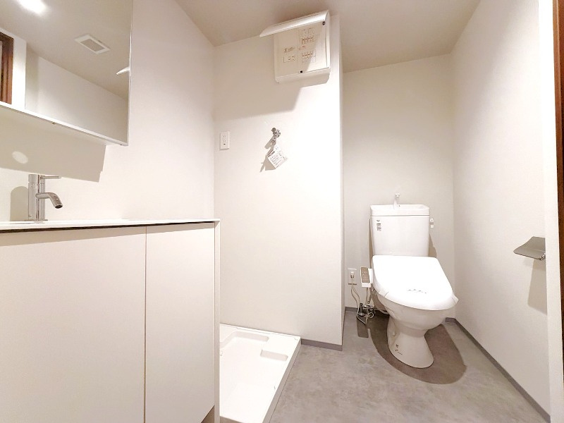 品川区上大崎３丁目の賃貸マンションの洗面所